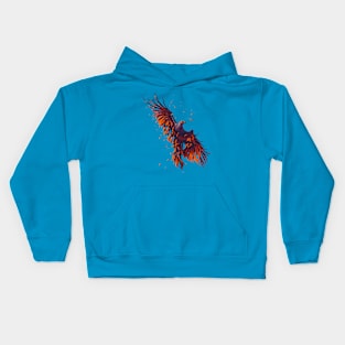 hawk flying Kids Hoodie